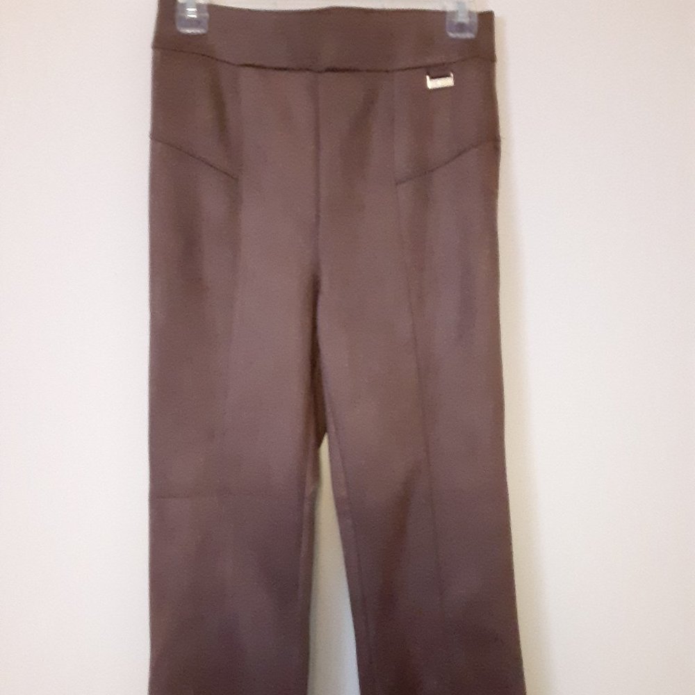 Marc New York sz XS Chocolate faux Suede Pants
